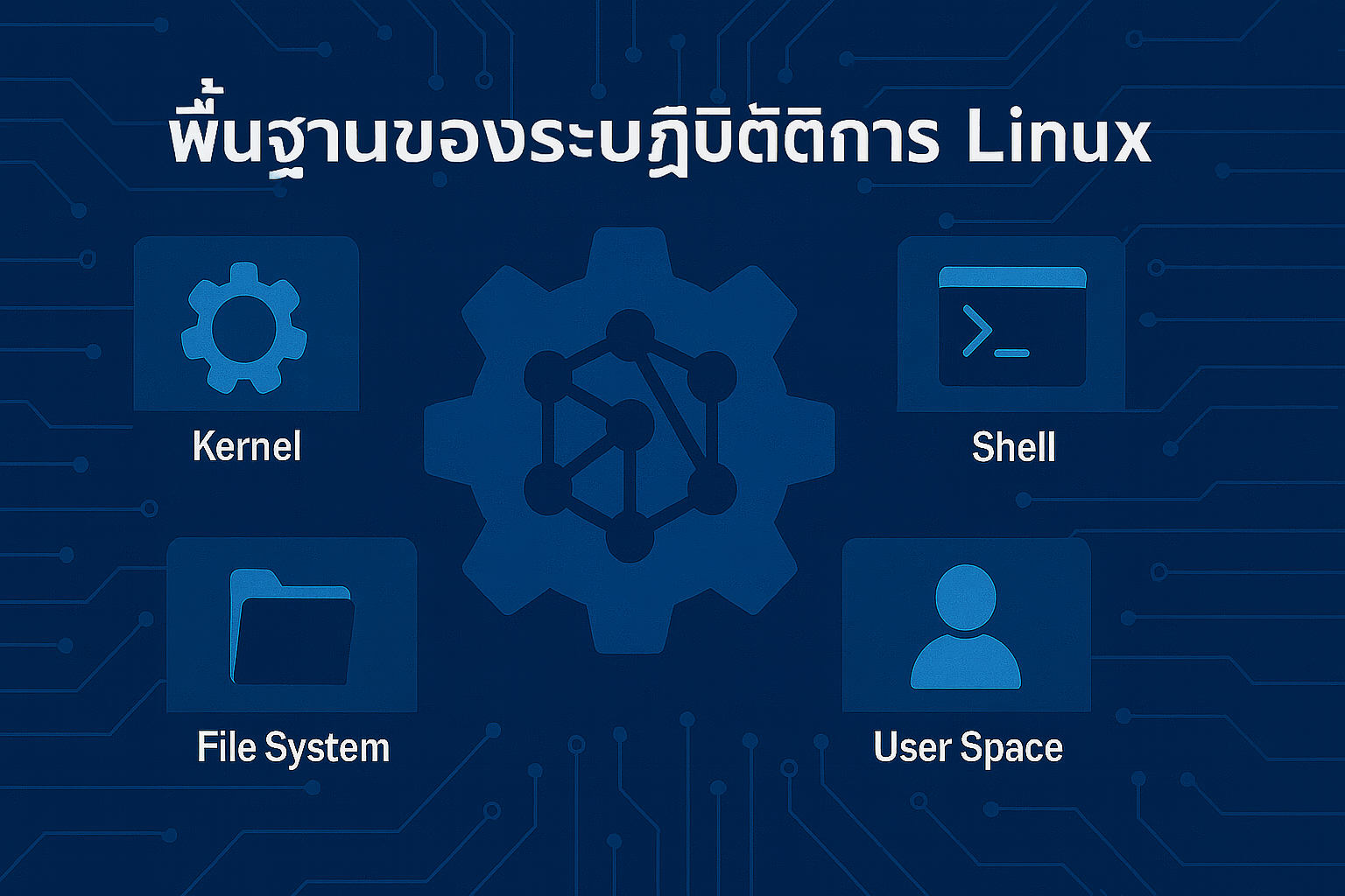 พื้นฐานของระบบปฏิบัติการ Linux