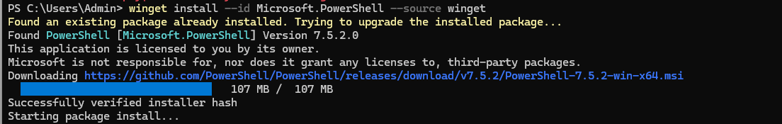 วิธีอัปเดต PowerShell บน Windows 10 และ 11 ด้วยคำสั่ง winget – MyMobiz Blog